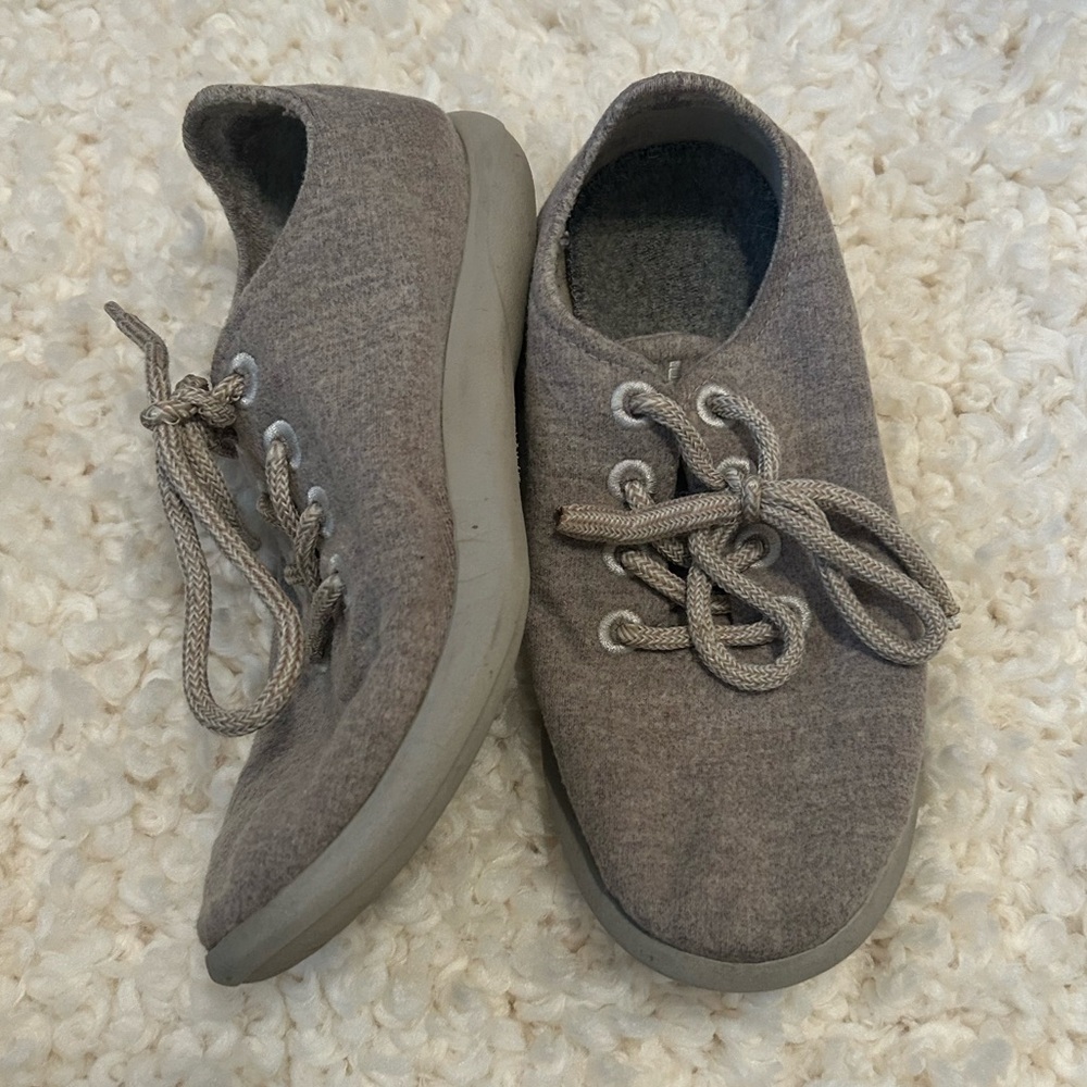 Merino Wool Gray Sneakers